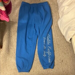 PINK Victoria's Secret Blue Joggers
